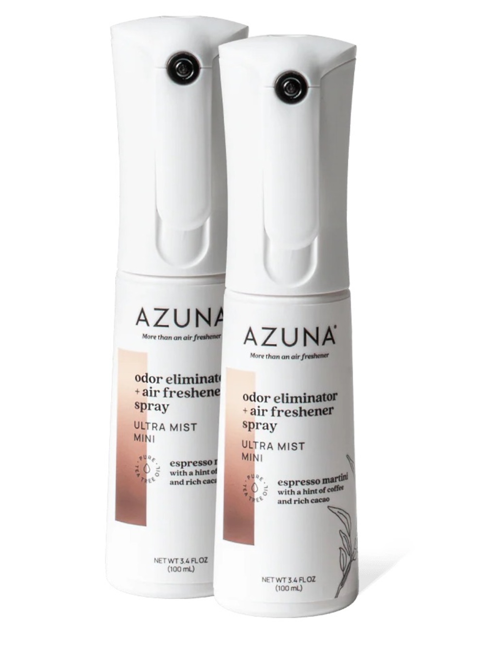 Azuna Odor Eliminator + Air Freshener Spray, Ultra Mist Mini in Espresso Martini - Picture 11 of 11
